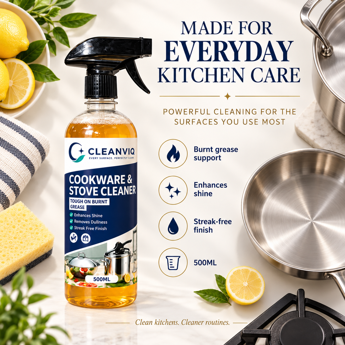 Cookware and Stove Cleaner