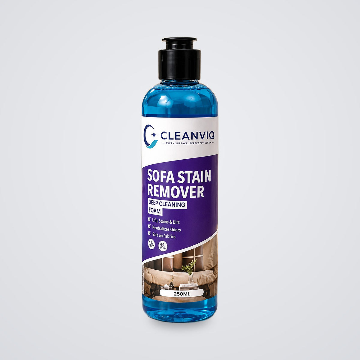 CleanViq Sofa Cleaner bottle