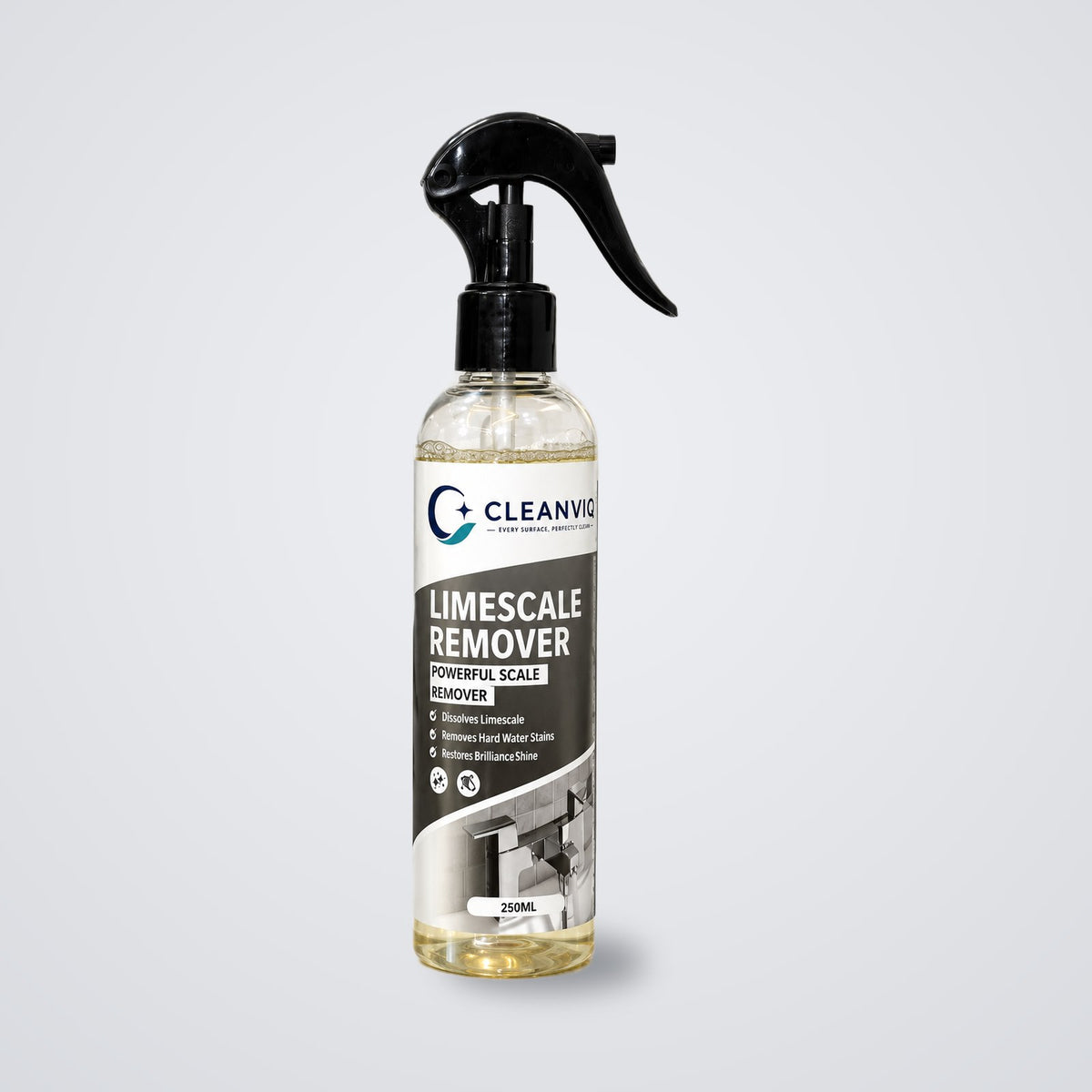 CleanViq Tap Cleaner bottle